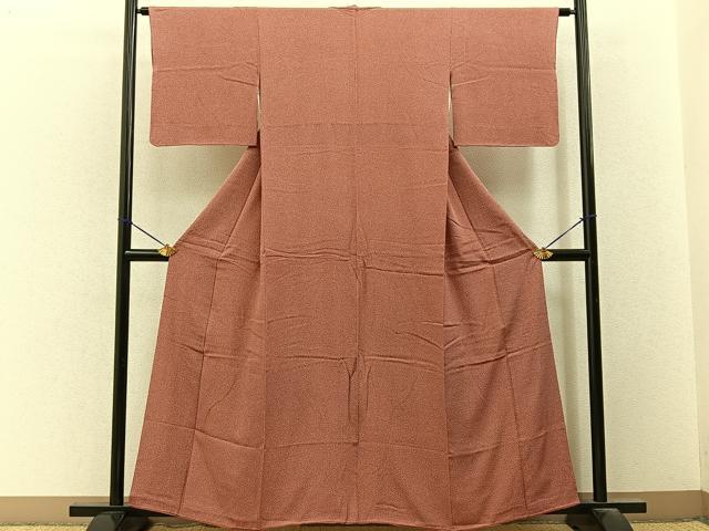 平和屋着物■伝統工芸士　石塚幸生　江戸小紋　大小あられ　正絹　逸品　BAAY3357hj