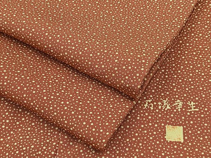 平和屋着物■伝統工芸士　石塚幸生　江戸小紋　大小あられ　正絹　逸品　BAAY3357hj