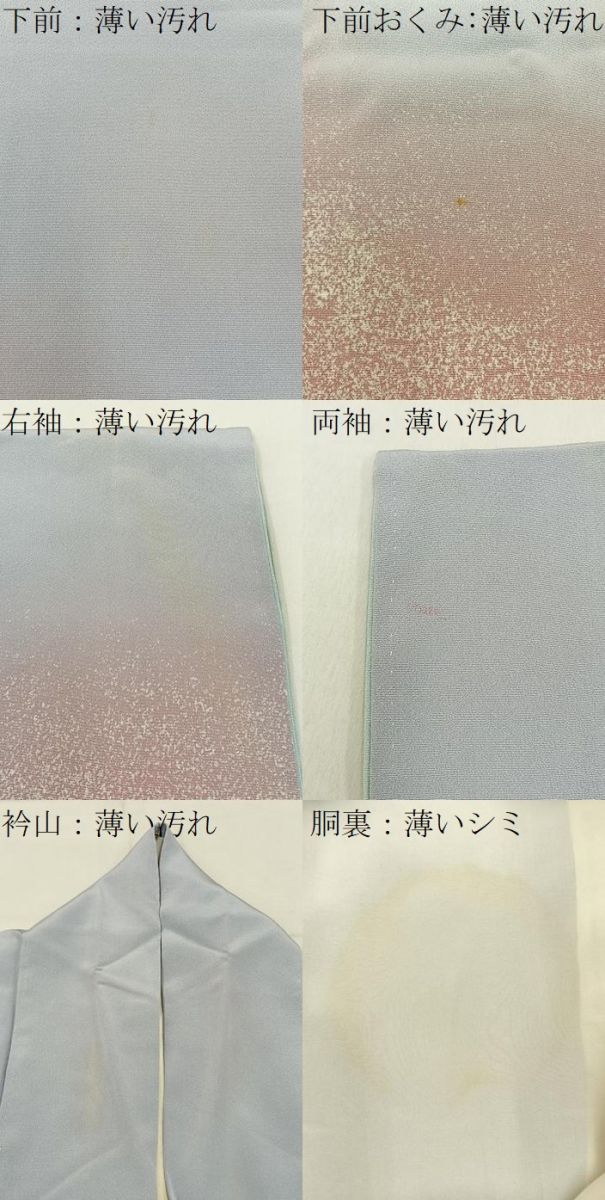 平和屋着物■訪問着　秋草文　暈し染め　正絹　逸品　BAAY3363hj