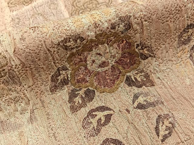 平和屋着物■上質な小紋　更紗花鳥文　金彩　正絹　逸品　BAAY3368hj
