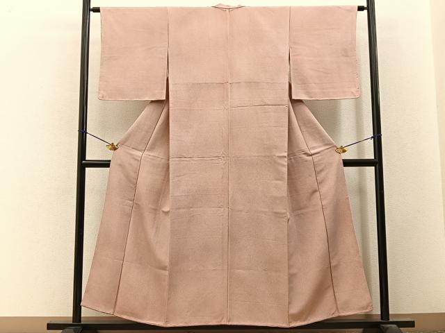 平和屋着物■上質な小紋　墨流し文様　暈し染め　正絹　逸品　未使用　BAAY3385hj