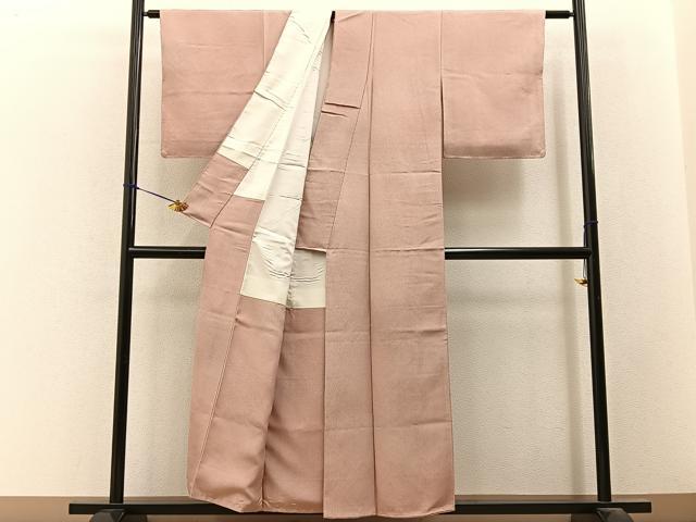平和屋着物■上質な小紋　墨流し文様　暈し染め　正絹　逸品　未使用　BAAY3385hj