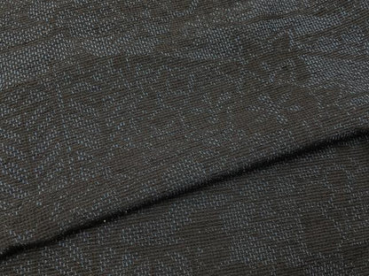 平和屋着物■結城紬　草花文　正絹　逸品　BAAY3403hj