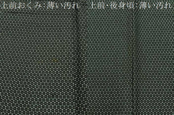 平和屋着物■男性　紬　80亀甲　総詰め　正絹　逸品　BAAY3404hj