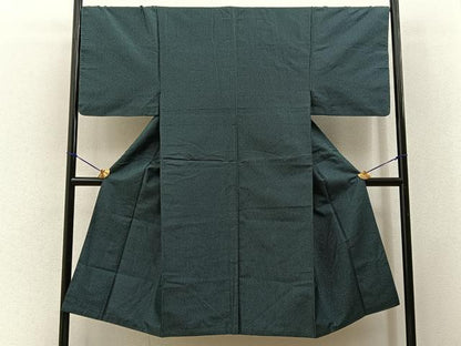 平和屋着物■男性　紬　80亀甲　総詰め　正絹　逸品　BAAY3404hj
