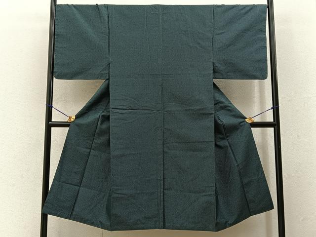 平和屋着物■男性　紬　80亀甲　総詰め　正絹　逸品　BAAY3404hj