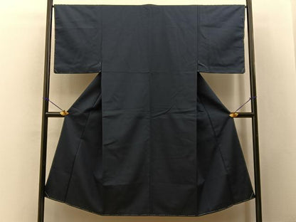 平和屋着物■男性　お召　霞文　正絹　逸品　未使用　BAAY3411hj
