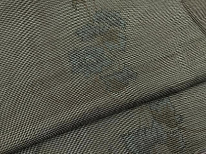 平和屋着物■上質な紬　蔦の葉文　正絹　逸品　未使用　BAAY3413hj