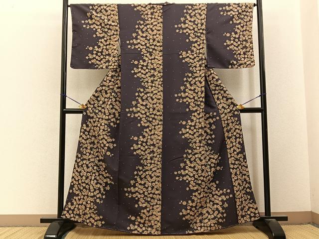 平和屋着物■小紋　梅　洗える着物　BAAY3418hj
