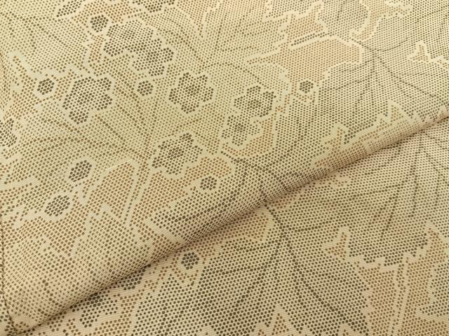 平和屋着物■小紋　草花文　洗える着物　BAAY3420hj