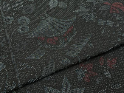 平和屋着物■小紋　風景花文　洗える着物　BAAY3434hj