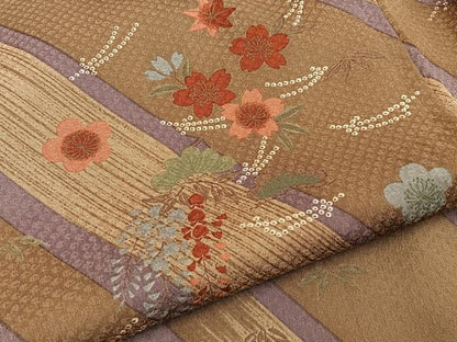平和屋着物■小紋　吹き寄せ文　洗える着物　BAAY3445hj