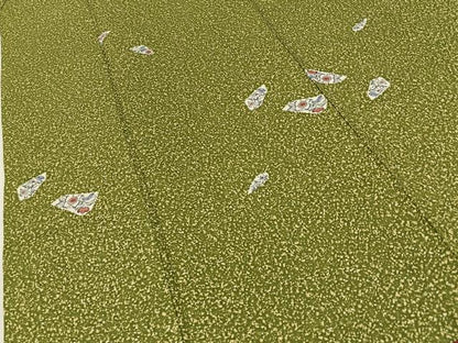 平和屋着物■小紋　辻が花　洗える着物　BAAY3454hj