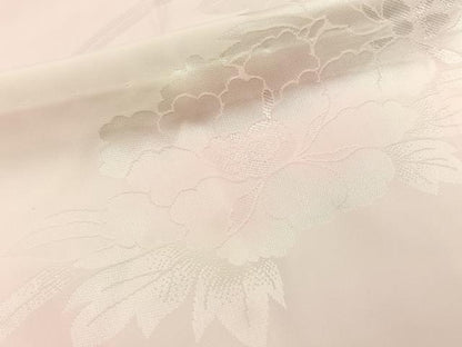 平和屋着物■長襦袢　無双仕立て　草花地紋　暈し染め　正絹　逸品　BAAY3465hj
