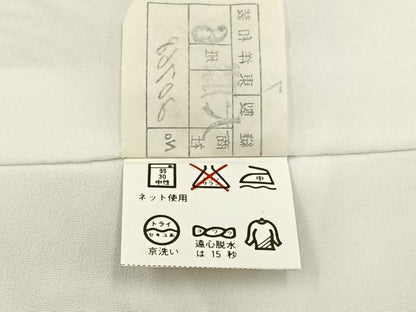 平和屋着物■小紋　型染め　御所解文　洗える着物　BAAY3466hj