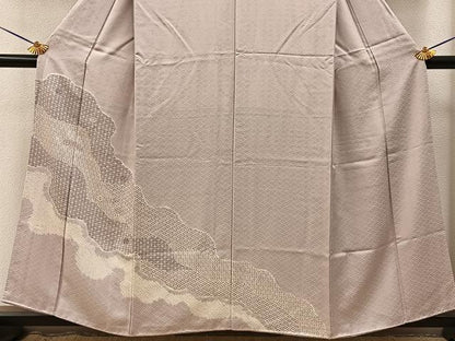 平和屋着物■訪問着　絞り　刺繍　有職文様　正絹　逸品　BAAY3473hj