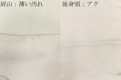 平和屋着物■訪問着　手描き　草花文　暈し染め　正絹　逸品　BAAY3477hj
