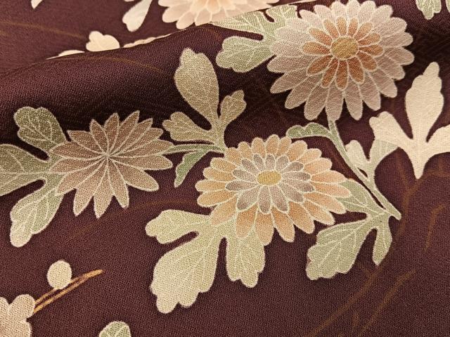 平和屋着物■訪問着　作家物　松竹梅花文　正絹　逸品　BAAY3484hj