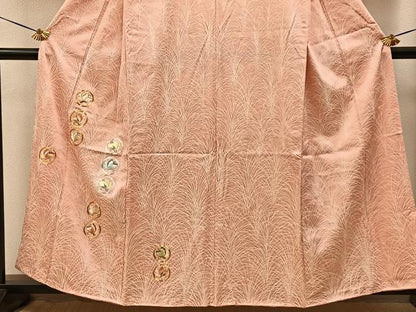 平和屋着物■訪問着　駒刺繍　舞蝶文　金銀糸　正絹　逸品　未使用　BAAY3504hj