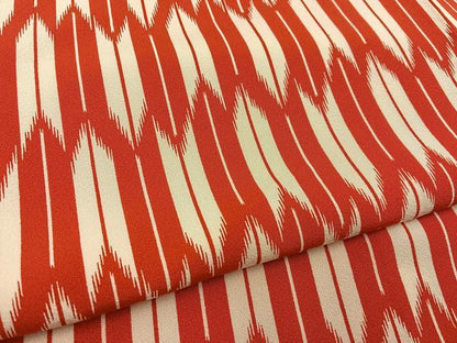 平和屋着物■上質な小紋　矢羽根文　正絹　逸品　BAAY3509hj