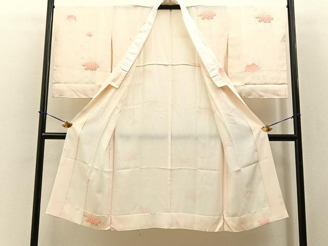 平和屋着物■長襦袢　無双仕立て　紫陽花　暈し染め　正絹　逸品　未使用　BAAY3516hj