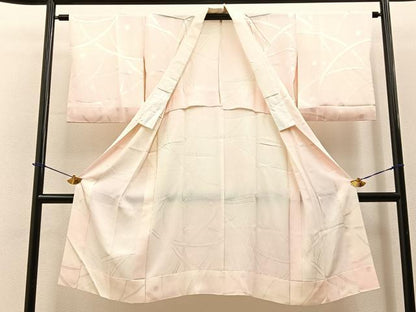 平和屋着物■長襦袢　無双仕立て　露芝地紋　暈し染め　正絹　逸品　BAAY3518hj