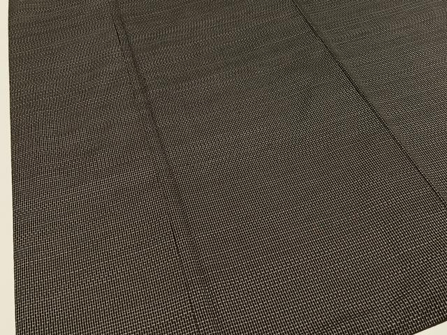 平和屋着物■男性　本場大島紬　アンサンブル　格子　正絹　逸品　未使用　BAAY3523hj