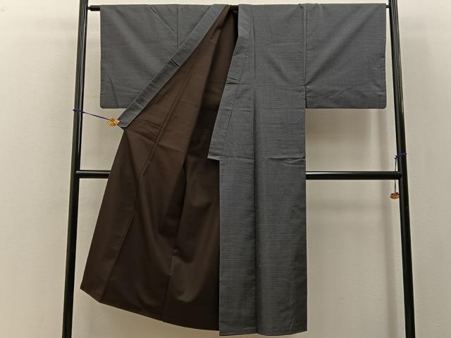 平和屋着物■男性　本場大島紬　アンサンブル　100亀甲　総詰め　正絹　逸品　BAAY3525hj