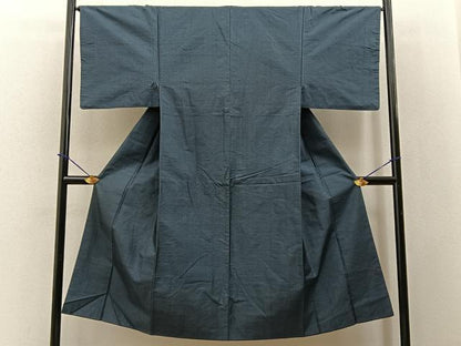 平和屋着物■男性　本場大島紬　80亀甲　総詰め　正絹　逸品　BAAY3526hj