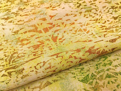 平和屋着物■上質な小紋　紬地　草花文　正絹　逸品　未使用　BAAY3548hj