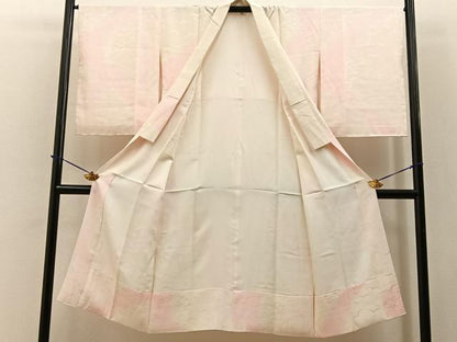 平和屋着物■長襦袢　袷　飛鳥地紋　暈し染め　やまと誂製　正絹　逸品　BAAY3551hj