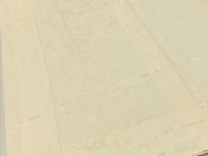 平和屋着物■長襦袢　袷　霞地紋　鳥の子色　正絹　逸品　BAAY3553hj
