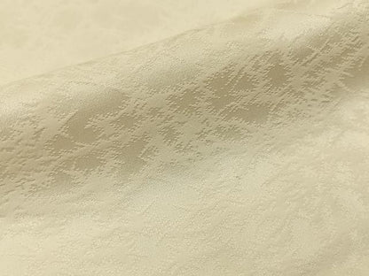 平和屋着物■長襦袢　袷　霞地紋　鳥の子色　正絹　逸品　BAAY3553hj