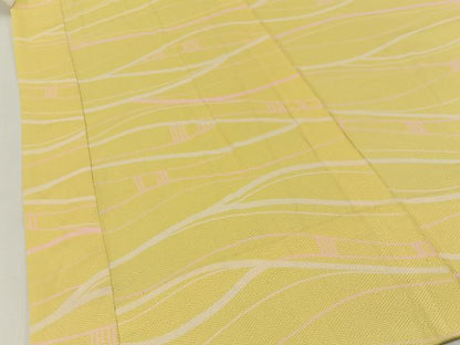 平和屋着物■長襦袢　無双仕立て　流線文　正絹　逸品　BAAY3554hj