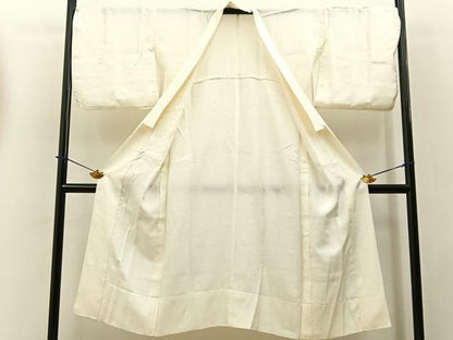 平和屋着物■長襦袢　単衣　流水文　正絹　逸品　BAAY3555hj