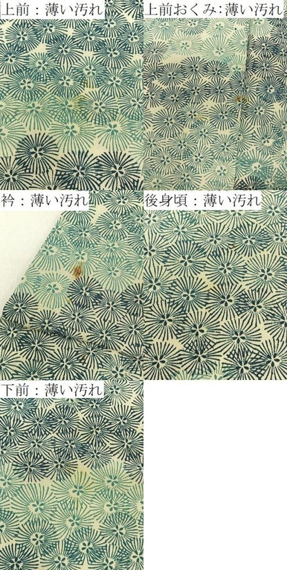 平和屋着物■上質な小紋　花尽くし　正絹　逸品　BAAY3557hj