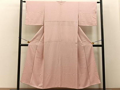 平和屋着物■上質な色無地　紋意匠　虹色　正絹　逸品　BAAY3563hj