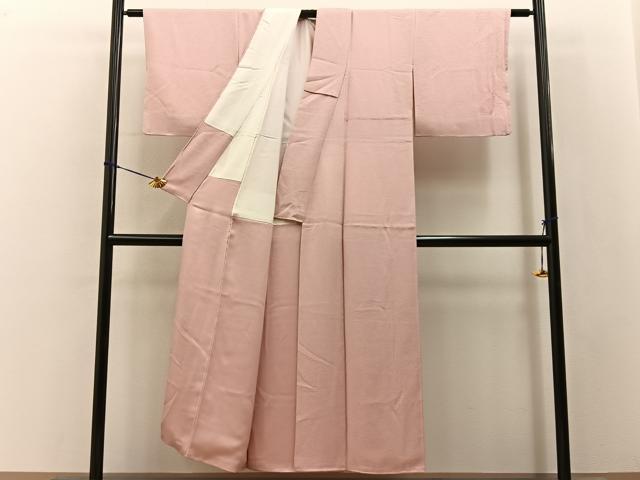 平和屋着物■上質な色無地　紋意匠　虹色　正絹　逸品　BAAY3563hj