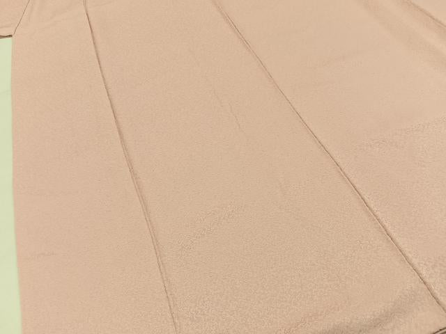平和屋着物■上質な色無地　紋意匠　虹色　正絹　逸品　BAAY3563hj