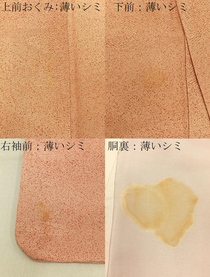 平和屋着物■上質な小紋　エ霞芝草地紋　正絹　逸品　BAAY3566hj