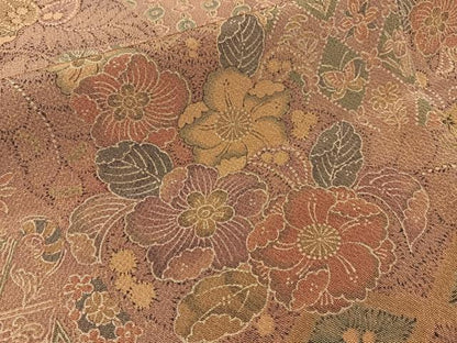 平和屋着物■上質な小紋　辻が花　鬼しぼ縮緬　正絹　逸品　BAAY3573hj