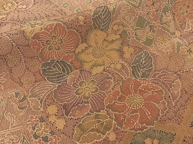 平和屋着物■上質な小紋　辻が花　鬼しぼ縮緬　正絹　逸品　BAAY3573hj