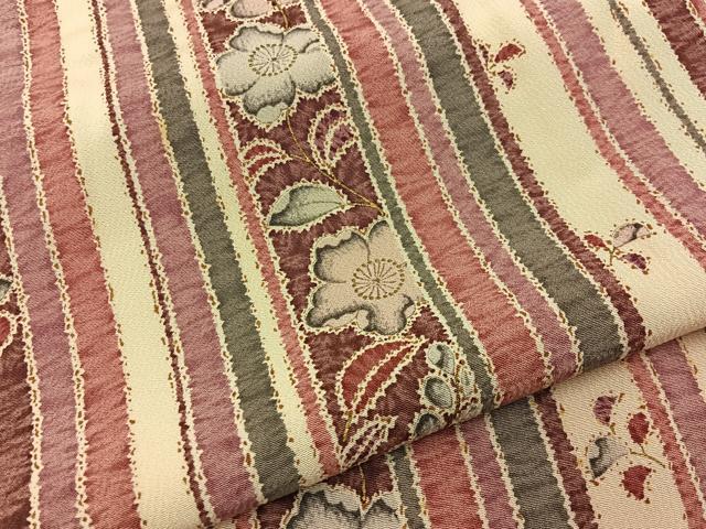 平和屋着物■上質な小紋　辻が花　金彩　正絹　逸品　BAAY3574hj
