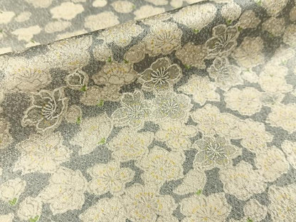 平和屋着物■上質な小紋　舞花文　暈し染め　正絹　逸品　BAAY3579hj