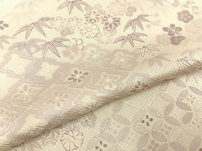 平和屋着物■上質な小紋　有職花文　正絹　逸品　BAAY3582hj
