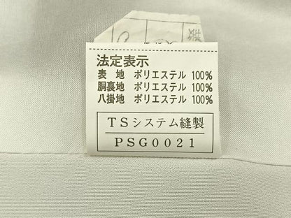 平和屋着物■小紋　橘　金彩　洗える着物　BAAY3592hj