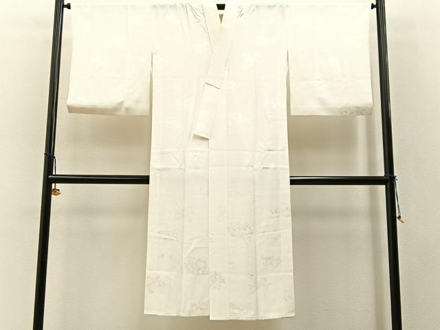 平和屋着物■長襦袢　無双仕立て　辻が花地紋　正絹　逸品　BAAY3606hj