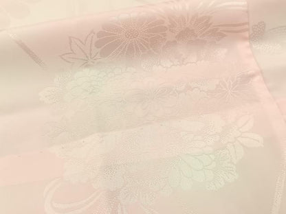 平和屋着物■振袖用長襦袢 無双仕立て 花地紋 暈し染め 洗える着物 BAAY3607hj