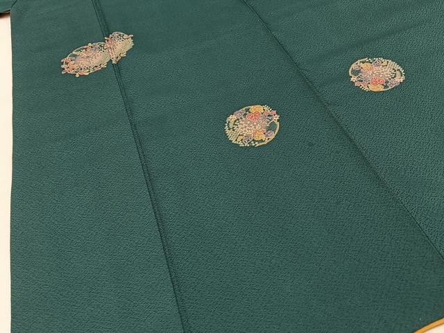 平和屋着物■小紋　鹿の子花丸文　洗える着物　BAAY3611hj