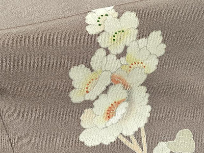 平和屋着物●訪問着　友禅　作家物　人物花文　正絹　逸品　BAAY3617hj
